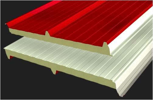 PANEL SANDWICH 3 GRECAS TORNILLERIA VISTA