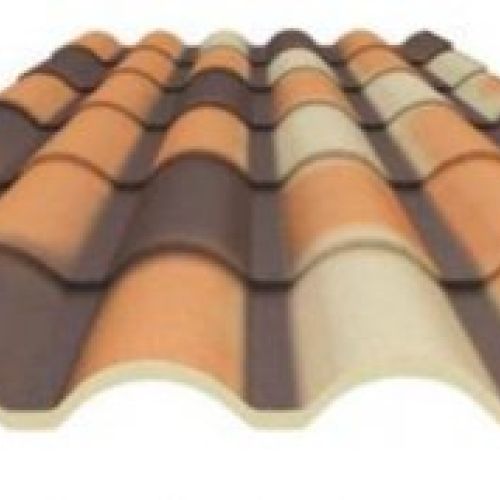 Panel Isocoppo TEK, imitación teja clásica con aislamiento 15 mm